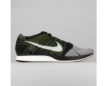 Damen & Herren - Nike Flyknit Racer Schwarz Weiß Volt