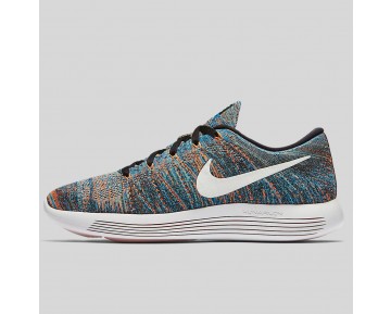 Damen & Herren - Nike Lunarepic Low Flyknit Schwarz Blau Glühen Grün Glühen