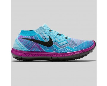 Damen & Herren - Nike Wmns Free 3.0 Flyknit Copa Schwarz Vivid lila