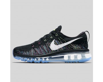 Damen & Herren - Nike Wmns Flyknit Max Schwarz Geist Grün Fire Pink