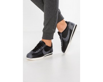 Nike Classic Cortez Prm Schuhe Low NIKlys5-Schwarz
