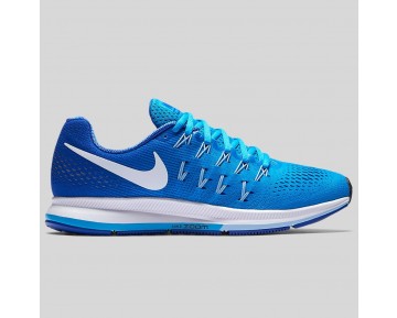 Damen & Herren - Nike Wmns Air Zoom Pegasus 33 Blau Glühen Weiß Racer Blau
