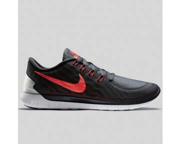 Damen & Herren - Nike Free 5.0 Anthracite Hell Karmesinrot Weiß