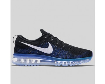 Damen & Herren - Nike Flyknit Max Schwarz Weiß Spiel Königlich Blau Lagune