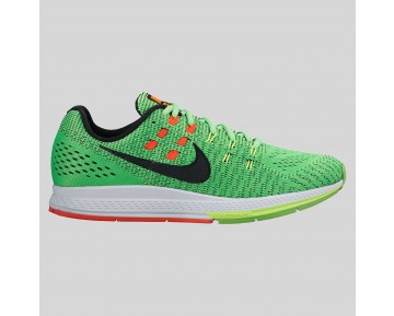 Damen & Herren - Nike Air Zoom Structure 19 Grün Strike Schwarz Volt Hell Karmesinrot