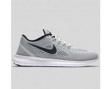 Damen & Herren - Nike Free RN Weiß Schwarz Rein Platinum
