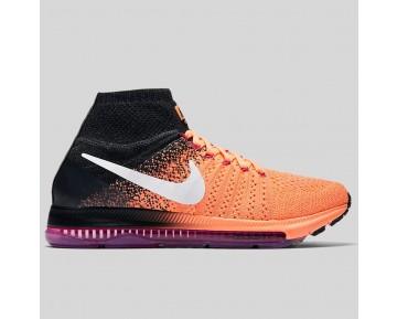 Damen & Herren - Nike Wmns Zoom All Out Flyknit Peach Cream Weiß Pink Fire