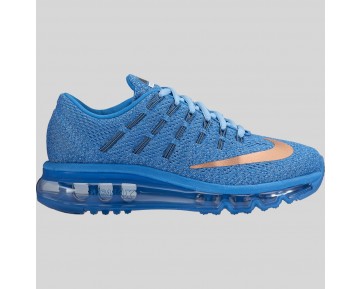 Damen & Herren - Nike Air Max 2016 (GS) Star Blau Metallisch Rote Bronze