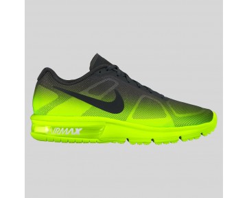 Damen & Herren - Nike Air Max Sequent Volt Schwarz Anthracite Fade