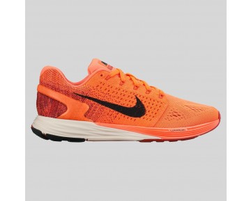 Damen & Herren - Nike Wmns Lunarglide 7 Hyper Orange Schwarz Universität Rote
