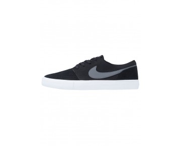 Nike Sb Solarsoft Portmore Ii Schuhe Low NIK1u8p-Schwarz
