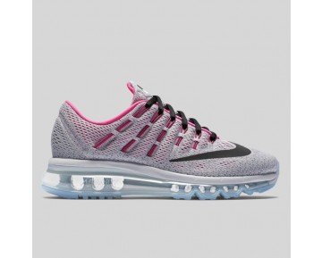 Damen & Herren - Nike Air Max 2016 (GS) Wolf Grau Schwarz Hyper Pink