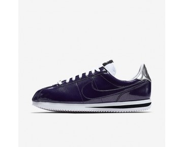 Nike Cortez Basic Premium QS Trainer - Tinte/Weiß/Metallisches Silber