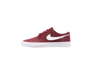 Nike Sb Portmore Ii Schuhe Low NIK2pok-Rot