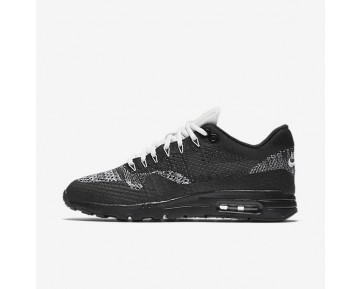 Nike Air Max 1 Ultra Flyknit Sneaker - Schwarz/Weiß/Metallisches Silber/Anthrazit