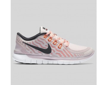 Damen & Herren - Nike Wmns Free 5.0 Violet Ash Schwarz Hyper Orange