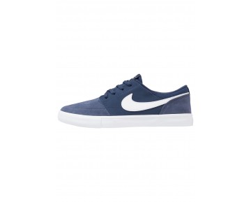Nike Sb Solarsoft Portmore Ii Schuhe Low NIKh8b2-Blau