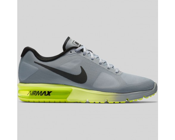 Damen & Herren - Nike Air Max Sequent Wolf Grau Schwarz Volt