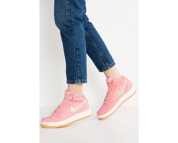 Nike Air Force 1 '07 Mid Seasonal Schuhe High NIKa014-Rosa