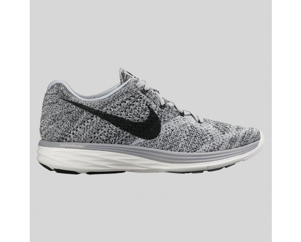 Damen & Herren - Nike Wmns Flyknit Lunar3 Wolf Grau Schwarz Summit Weiß