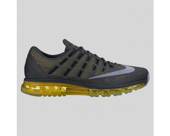 Damen & Herren - Nike Air Max 2016 Anthracite Spiegeln Silber Option Gelb