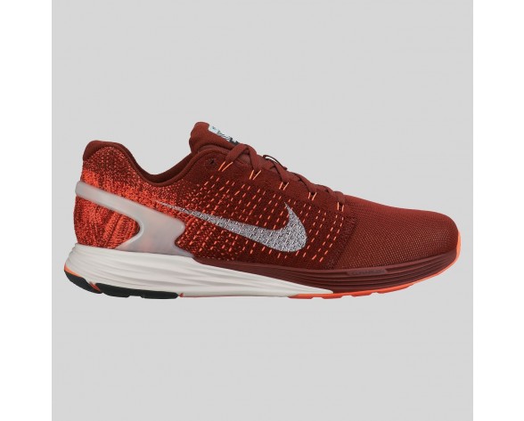 Damen & Herren - Nike Lunarglide 7 Flash Team Rote Spiegeln Silber