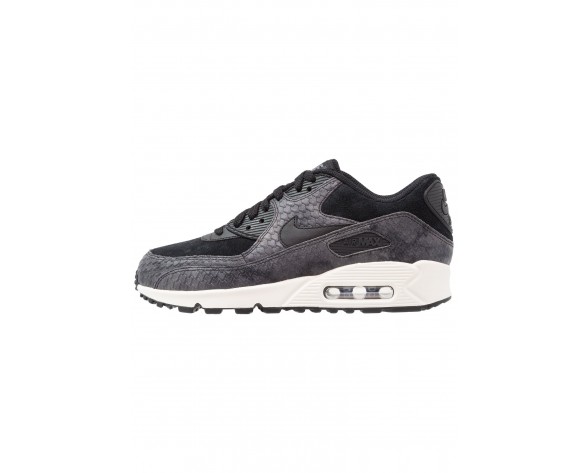Nike Air Max 90 Premium Schuhe Low NIK1ovm-Schwarz
