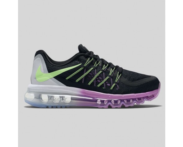 Damen & Herren - Nike Wmns Air Max 2015 Schwarz Flash Lime Fuchsia Glühen