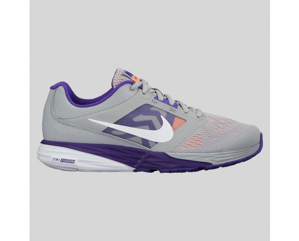 Damen & Herren - Nike Wmns Tri Fusion Run MSL Wolf Grau Force lila
