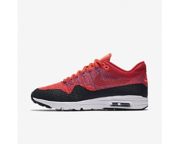 Nike Air Max 1 Ultra Flyknit Schuhe - Universität Rot/Helles Purpur/Schwarz