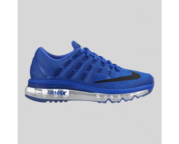 Damen & Herren - Nike Air Max 2016 (GS) tief Königlich Blau Schwarz Racer Blau