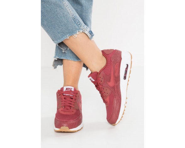 Nike Air Max 90 Premium Schuhe Low NIK1cau-Rot
