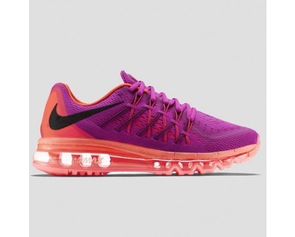 Damen & Herren - Nike Wmns Air Max 2015 lila Pink Flash Hot Lava