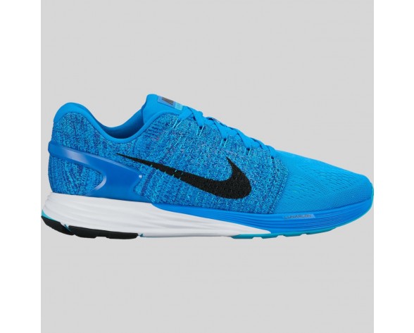 Damen & Herren - Nike Lunarglide 7 Foto Blau Schwarz Gamma Blau