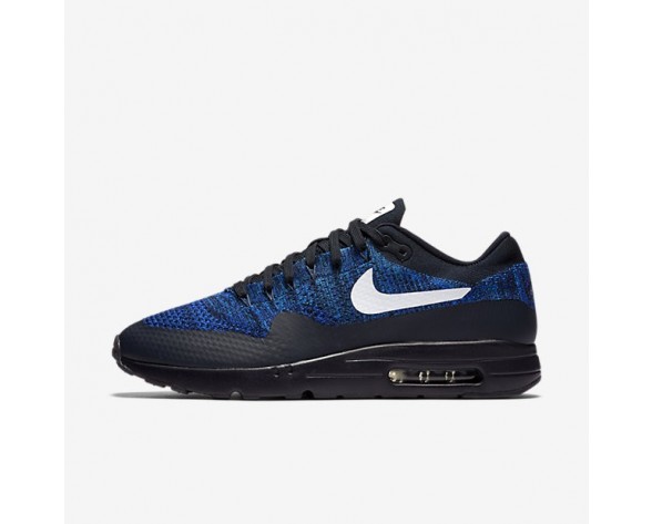 Nike Air Max 1 Ultra Flyknit Sneaker - Dunkler Obsidian/Rennfahrer Blau/Foto