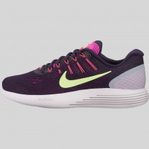 Damen & Herren - Nike Wmns Lunarglide 8 Fire Pink Geist Grün lila Dynasty