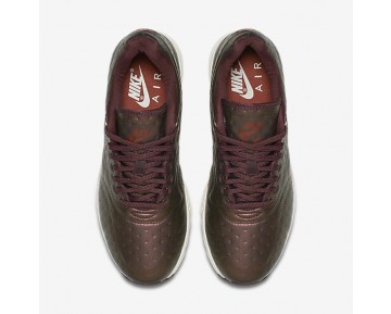 Nike Air Max 1 Ultra Premium Jacquard Trainer - Metallischer Mahagoni/Dunkles Cayenne/Elfenbein/Nacht Kastanienbraun