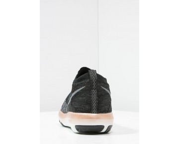 Nike Performance Free Transform Flyknit Trainings/Fitness Schuhe NIK98k5-Schwarz