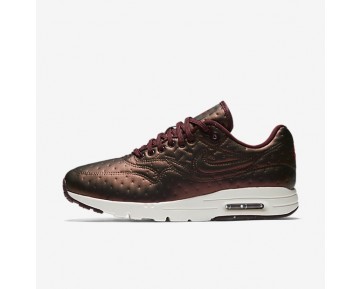 Nike Air Max 1 Ultra Premium Jacquard Trainer - Metallischer Mahagoni/Dunkles Cayenne/Elfenbein/Nacht Kastanienbraun