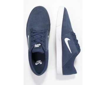 Nike Sb Portmore Schuhe Low NIKqoux-Blau