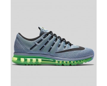 Damen & Herren - Nike Air Max 2016 Blau Grau Schwarz Elektrisch Grün