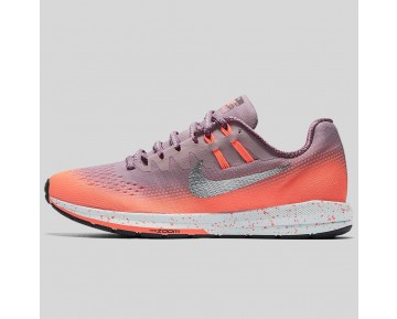 Damen & Herren - Nike Wmns Air Zoom Structure 20 Shield Plum Fog Metallisch Silber Hell Mango