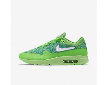 Nike Air Max 1 Ultra Flyknit Schuhe - Spannung Grün/Lucid Grün/Rio Teal/Weiß