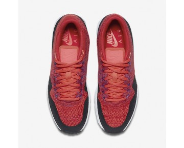 Nike Air Max 1 Ultra Flyknit Schuhe - Universität Rot/Helles Purpur/Schwarz