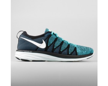 Damen & Herren - Nike Flyknit Lunar2 Schwarz Sport Turquoise