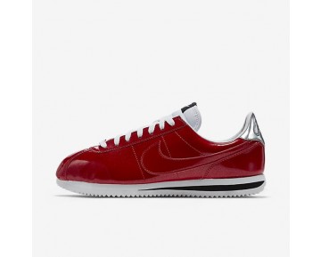 Nike Cortez Basic Premium QS Schuhe - Turnhalle Rot/Weiß/Metallisches Silber