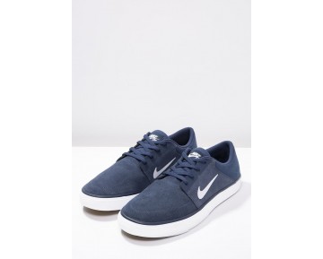 Nike Sb Portmore Schuhe Low NIKqoux-Blau