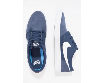 Nike Sb Solarsoft Portmore Ii Schuhe Low NIKh8b2-Blau