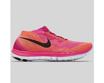 Damen & Herren - Nike Wmns Free 3.0 Flyknit Fireberry Schwarz Pink Pow