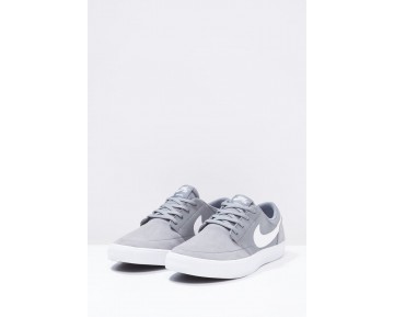 Nike Sb Solarsoft Portmore Ii Schuhe Low NIKqtej-Grau